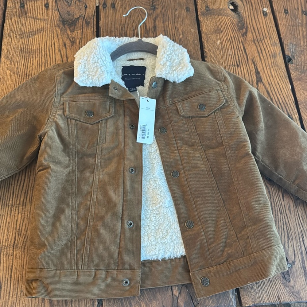 Janie and jack new kids jacket 5/6
